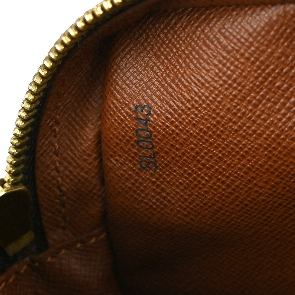 Louis Vuitton Danube Handbag Monogram Canvas Brown Canvas Shoulder Bag Bag (Pre-Owned)