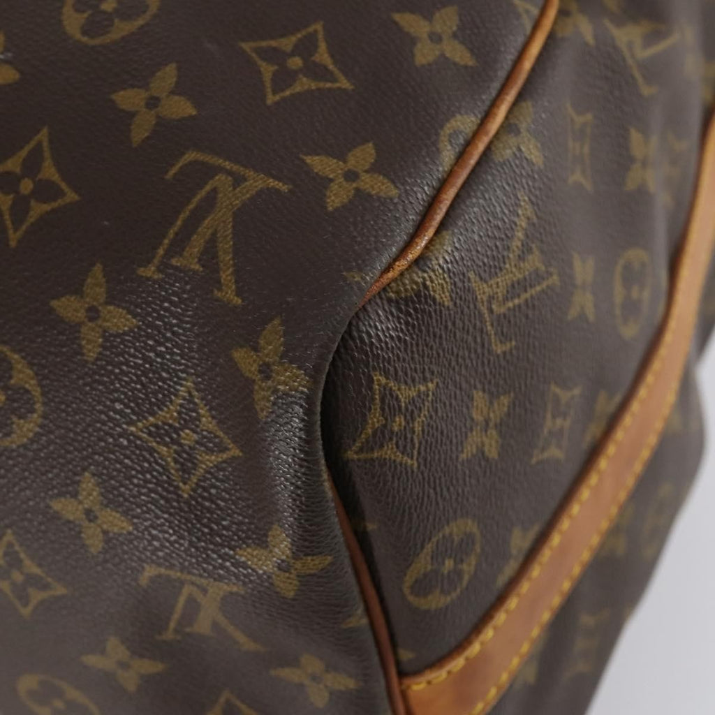 Louis Vuitton Keepall Bandouliere Bag Monogram Canvas Brown Canvas Travel Bag Bag (Pre-Owned)