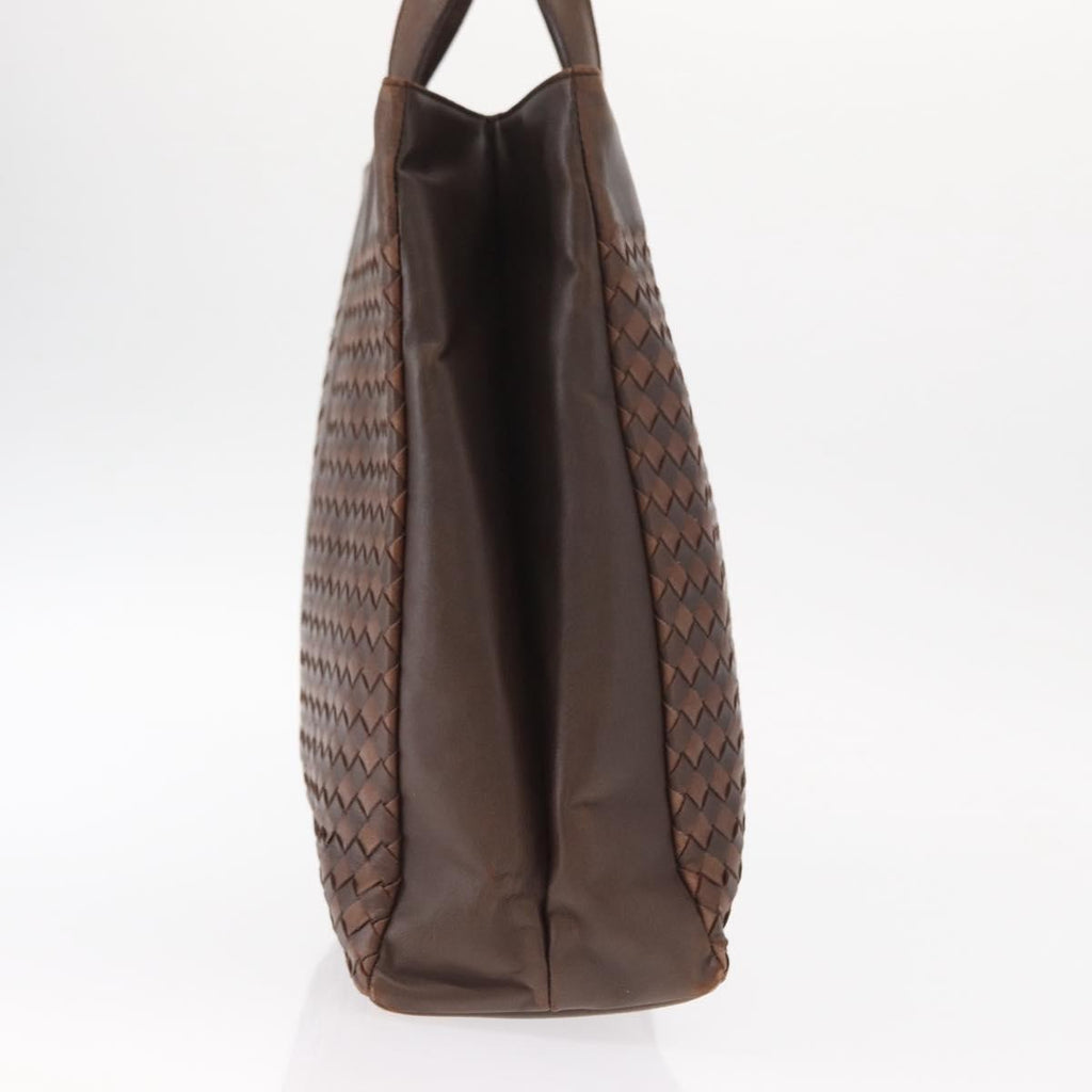 Bottega Veneta Tote Intrecciato Nappa Brown Leather Tote Bag Bag (Pre-Owned)