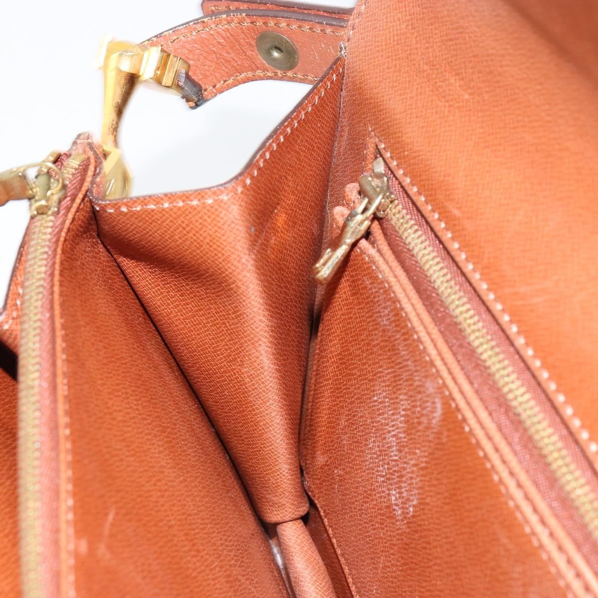 Louis Vuitton Vintage Dauphine Shoulder Bag Monogram Canvas Brown Canvas Shoulder Bag Bag (Pre-Owned)