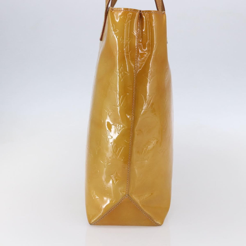Louis Vuitton Reade Handbag Monogram Vernis Beige Patent_Leather Tote Bag Bag (Pre-Owned)