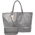 Goyard Saint Louis Tote Coated Canvas Gray Canvas Tote Bag Bag (Pre-Owned)