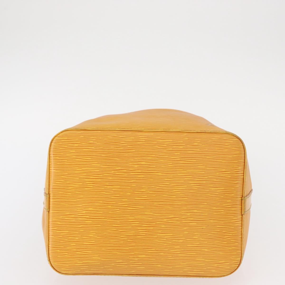 Louis Vuitton Petit Noe Handbag Epi Leather Yellow Leather Shoulder Bag Bag (Pre-Owned)