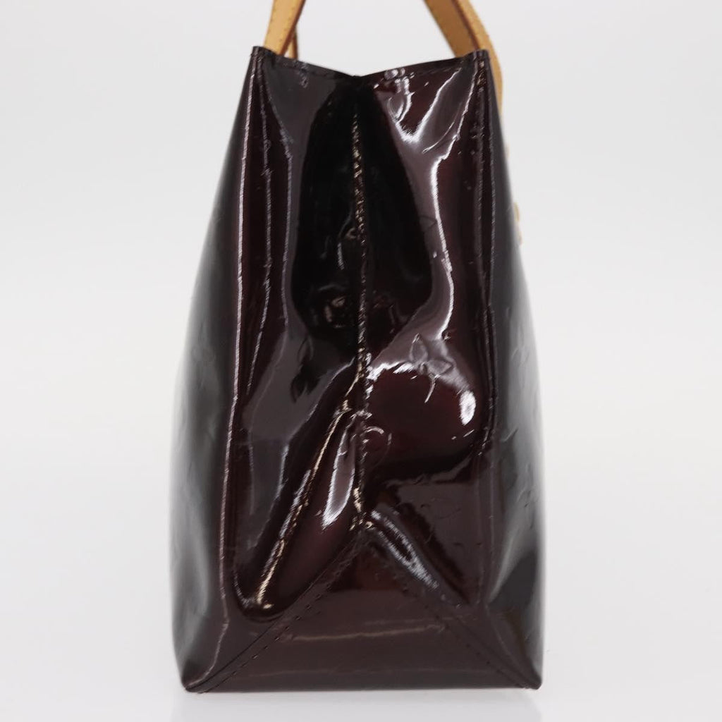 Louis Vuitton Reade Handbag Monogram Vernis Burgundy Patent_Leather Handbag (Pre-Owned)