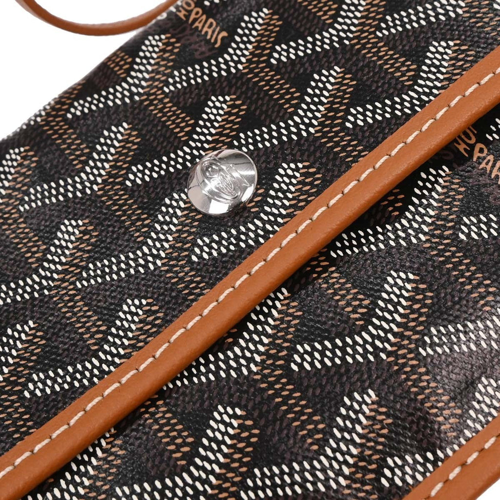 Goyard Saint Louis Tote Coated Canvas Black Canvas Tote Bag Bag (Pre-Owned)