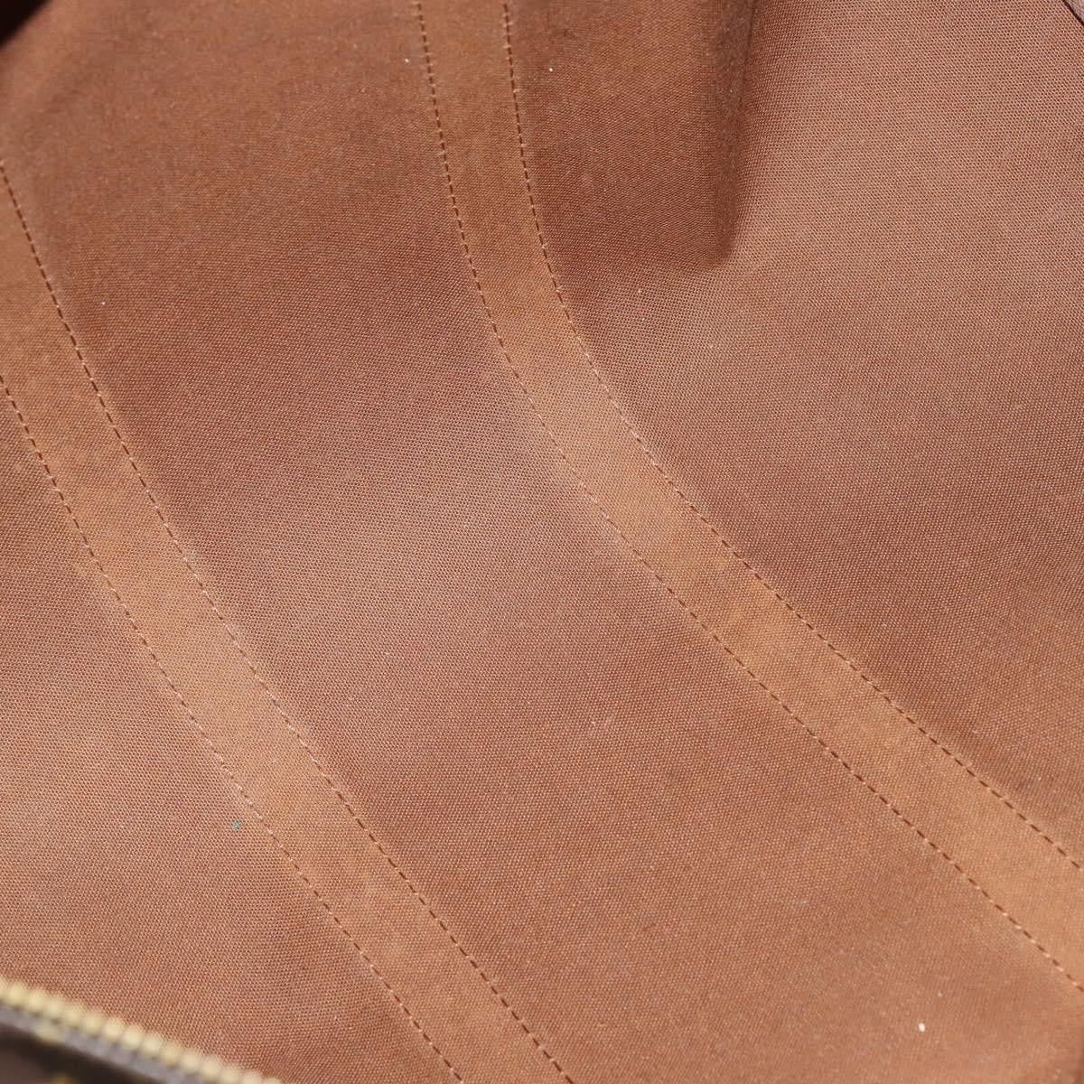 Louis Vuitton Keepall Bandouliere Bag Monogram Canvas Brown Canvas Travel Bag Bag (Pre-Owned)