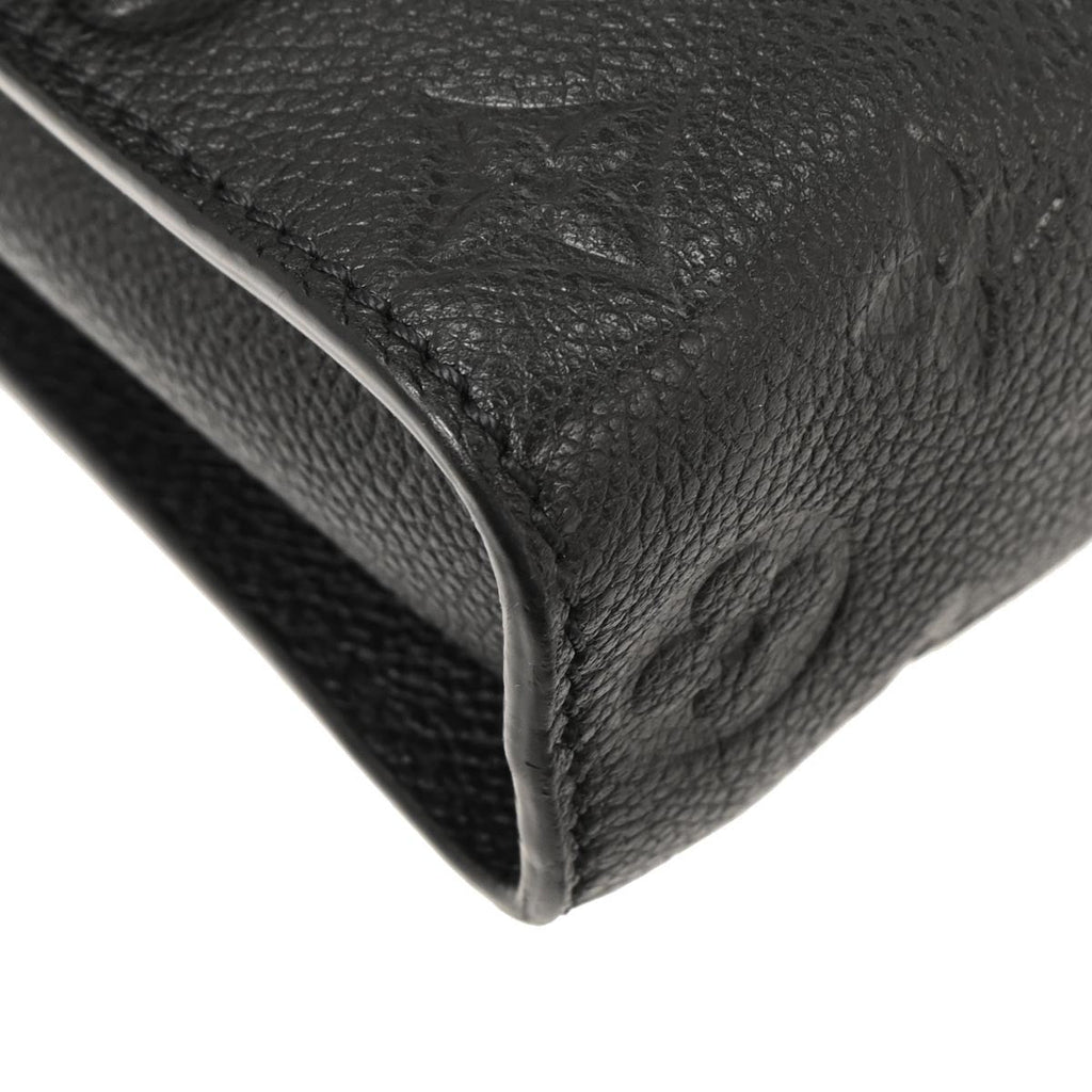 Louis Vuitton Fascinante Handbag Monogram Empreinte Leather Black Leather Shoulder Bag Bag (Pre-Owned)