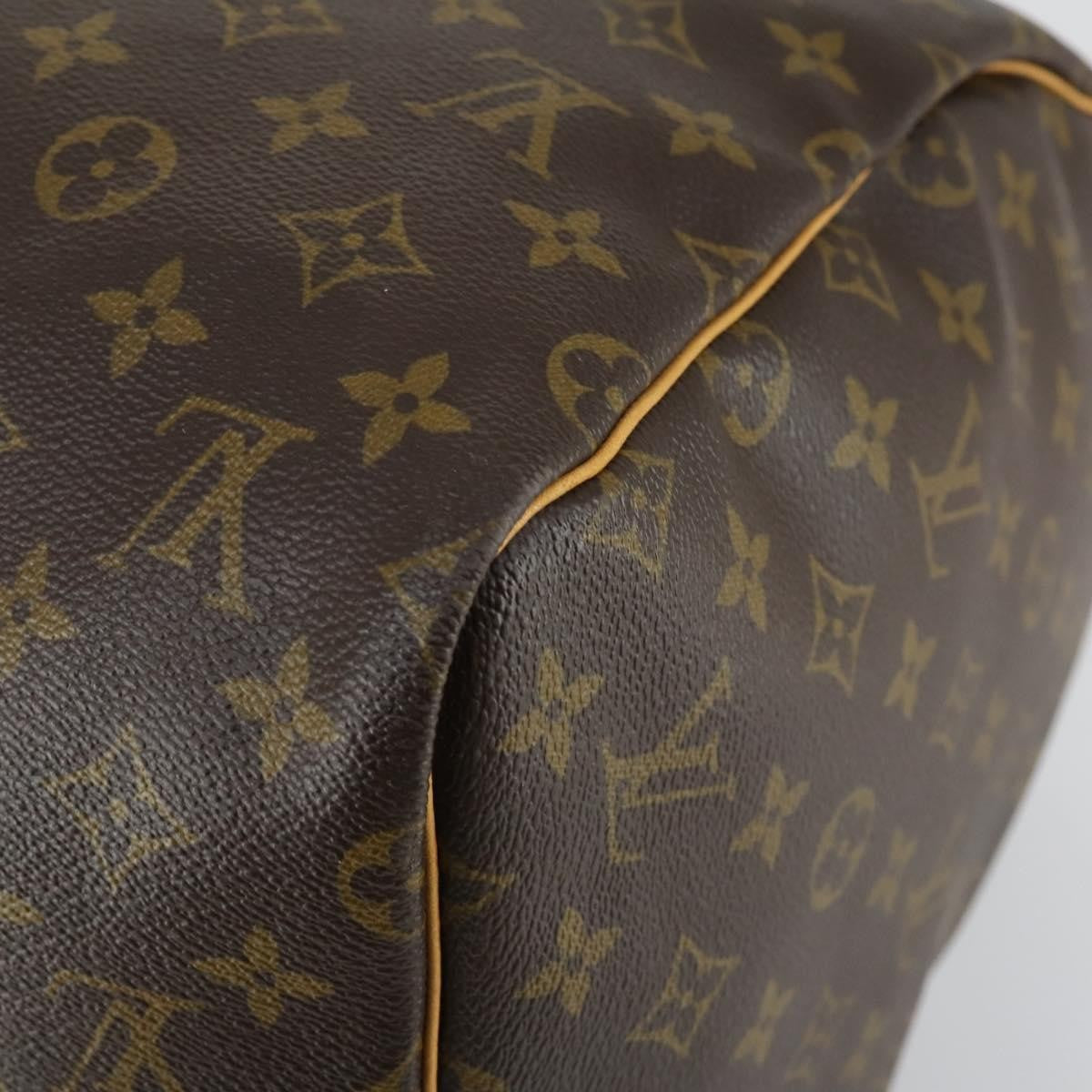 Louis Vuitton Keepall Bag Monogram Canvas Brown Canvas Travel Bag Bag (Pre-Owned)