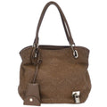 Louis Vuitton Antheia Lilia Handbag Leather Brown Leather Handbag (Pre-Owned)