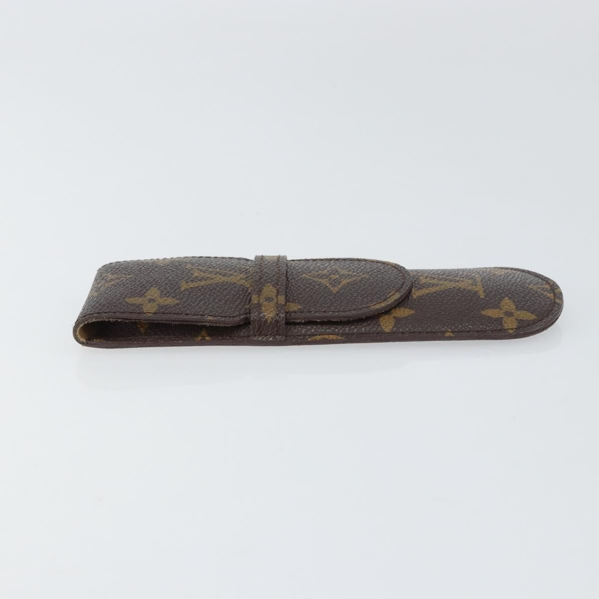 Louis Vuitton Etui À Stylo Canvas Brown Canvas Clutche & Pouche Bag (Pre-Owned)
