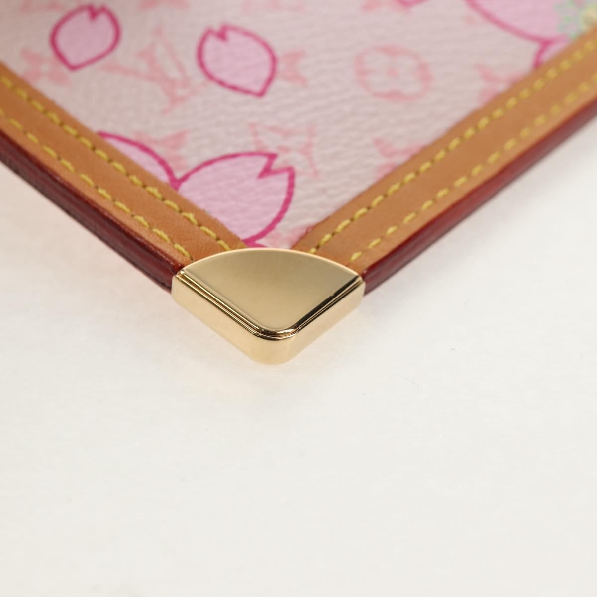 Louis Vuitton Pochette Cles Key Pouch Reverse Monogram Giant Pink Canvas Clutche & Pouche Bag (Pre-Owned)
