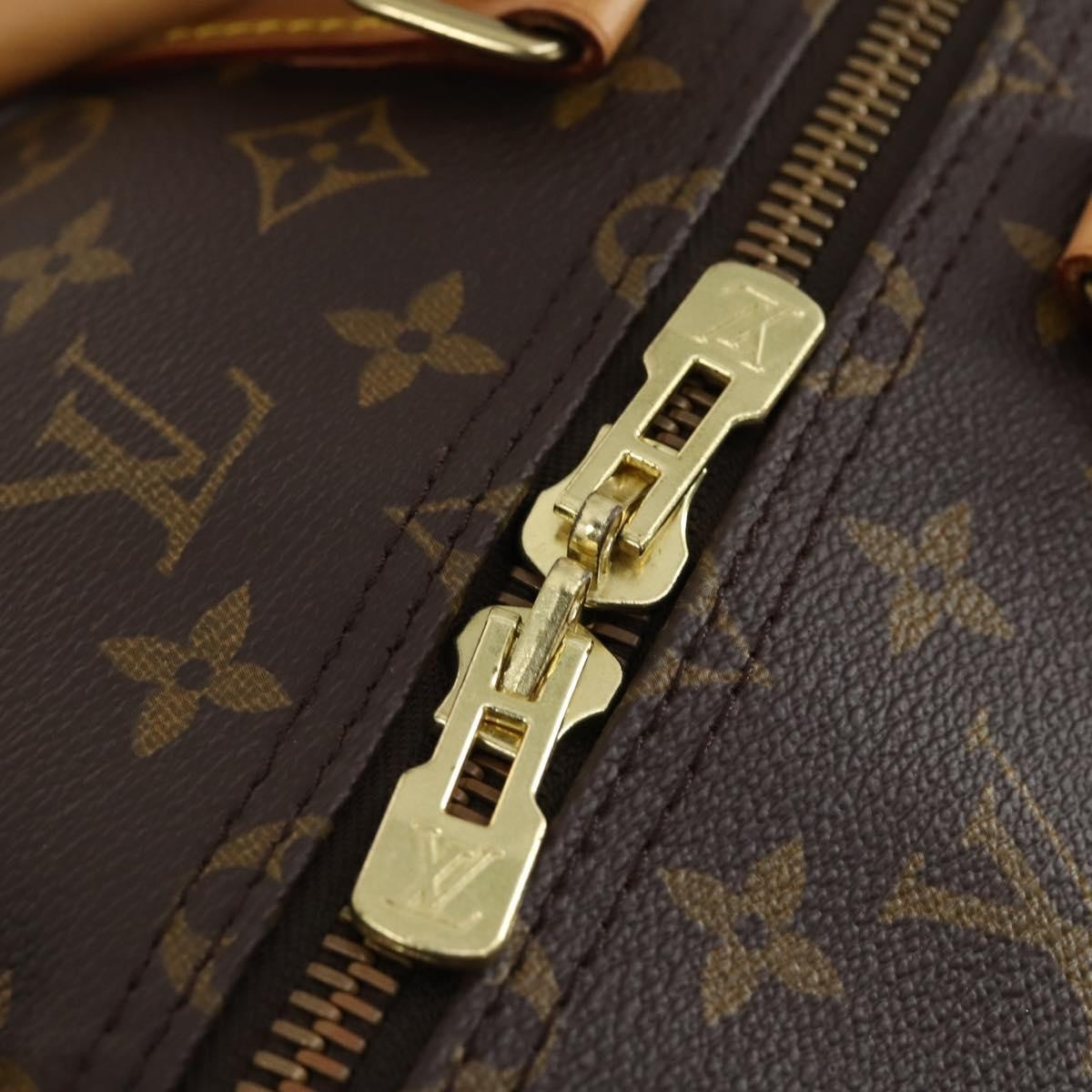 Louis Vuitton Keepall Bag Monogram Canvas Brown Canvas Travel Bag Bag (Pre-Owned)
