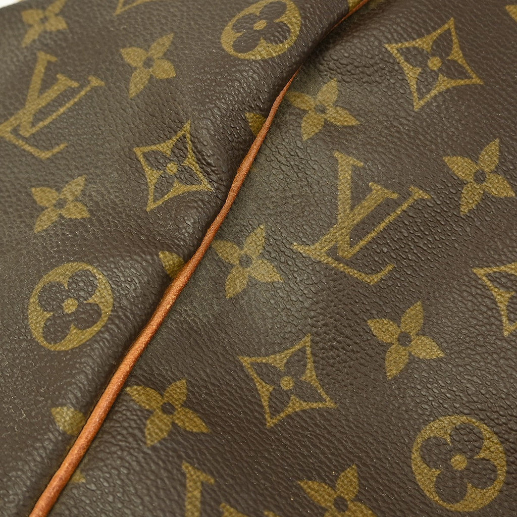 Louis Vuitton Keepall Bag Monogram Canvas Brown Canvas Travel Bag Bag (Pre-Owned)