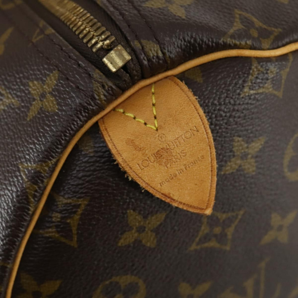Louis Vuitton Keepall Bag Monogram Canvas Brown Canvas Travel Bag Bag (Pre-Owned)