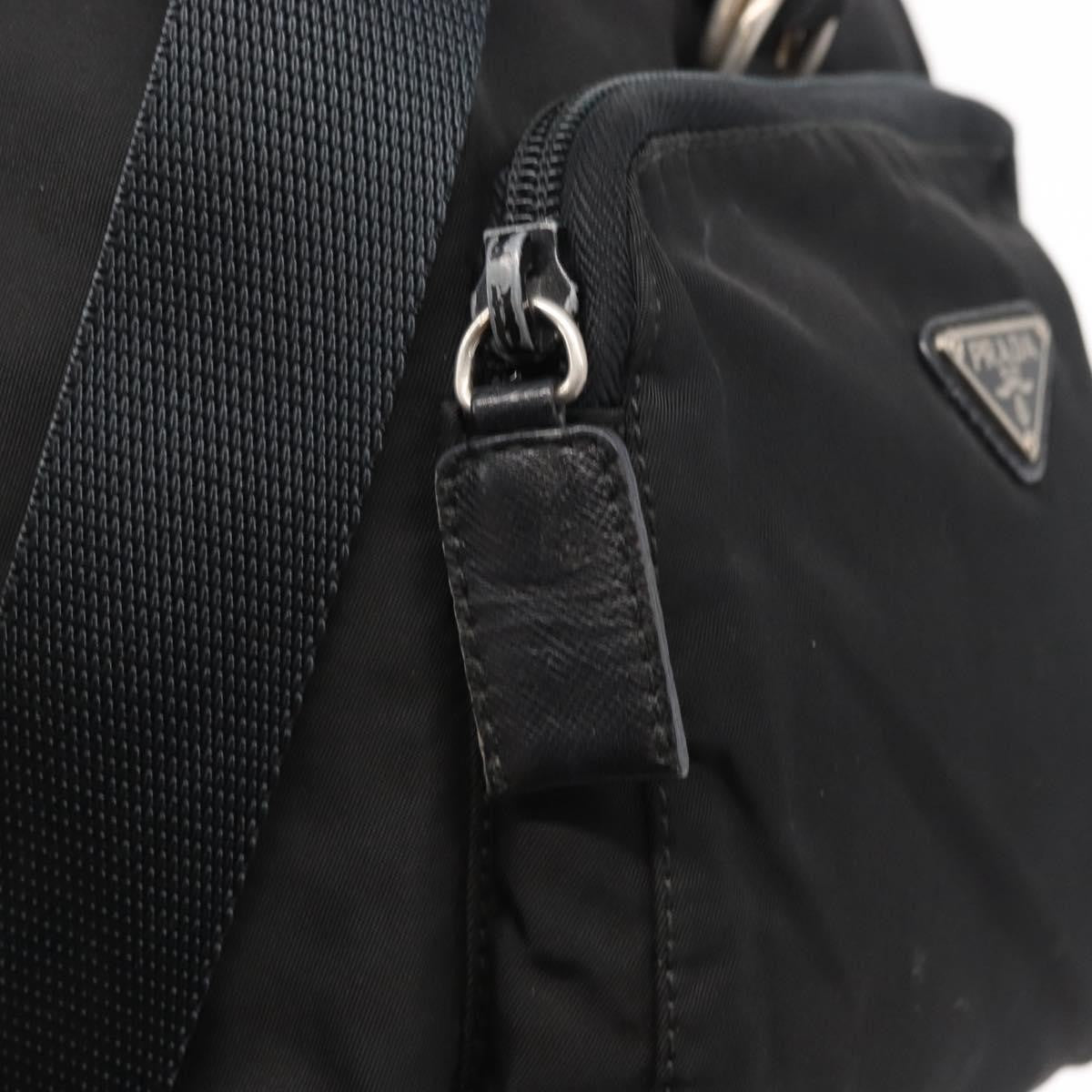 Prada Front Pocket Backpack Tessuto Black Nylon Backpack Bag (Pre-Owned)
